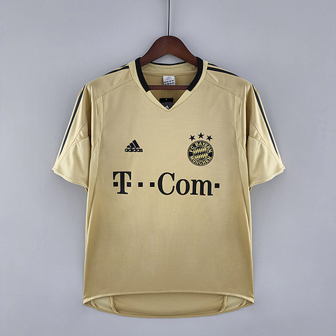 Camisa Retro do Bayern de Munique - 04/05 - Dourada na internet