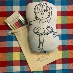Bailarina para Colorir