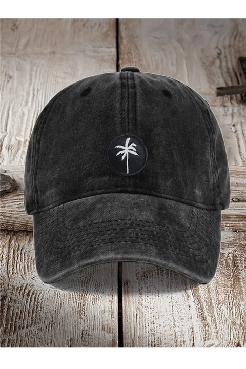 GORRO CAP PRELAVADO NEGRO