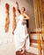 Vestido longo Bari Cloth Air flow acetinado
