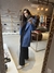 casaco em lã batida azul - EtiquetaFashionStore