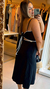 Vestido bicolor Luna - comprar online