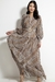 vestido animal print