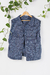CHALECO PIED DE POULE GENDERLESS [Azul] - comprar online