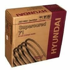 ALAMBRE TUBULAR HYUNDAI Supercored 71 - AWS E-71-T1 - Rollo 15kg