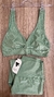 Conjunto Compressão Verde Hortelã - Top Mariana