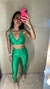Conjunto Compressão Verde Primavera - Top Mariana na internet