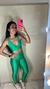 Conjunto Compressão Verde Primavera - Top Mariana