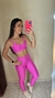 Conjunto Compressão Rosa Barbie - Top Beach na internet
