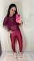 Cropped de tule - Bordô
