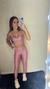 Conjunto Compressão Rosa chá - Top Luna - comprar online