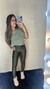 Cropped de tule - Verde oliva na internet