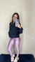 Blusa corta-vento forrada com capuz - Preta - Use Carvalho 