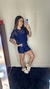 Cropped de tule - Azul Marinho - Use Carvalho 