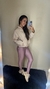 Blusa corta-vento forrada com capuz - nude - comprar online