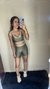 Conjunto Short Compressão Matte + off - Top Maitê - loja online