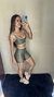 Conjunto Short Compressão Matte + off - Top Maitê - comprar online