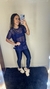 Conjunto Compressão Azul Marinho Midnight - Top Beach na internet