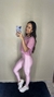 Conjunto Compressão Rosa bebê - Top Beach - loja online