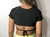 Cropped barbie - Preto - comprar online