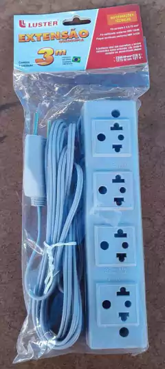 Extensão Universal Quadrupla 3 e 5 Metros - Luster - JMS FERRAMENTAS