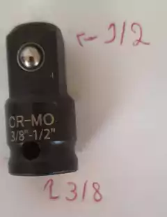 Adaptador Redutor P/ Soquete (3/4x1/2, 3/8x1/4, 1/4x3/8, 1/2x3/4, 1/2/3/8, 3/8x1/2) - JMS FERRAMENTAS