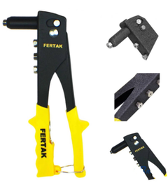 Alicate Rebitador Manual 10" 25cm 4 Bicos