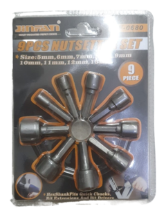 Bits Para Parafusadeira Sextavado Canhão 9pç Bits 5mm A 13mm - comprar online