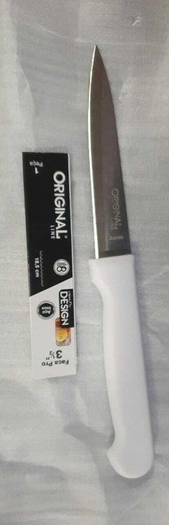 Faca Para Verduras E Frutas Com Cabo Branco Em Aço Inox 3"1/2 - Original Line na internet