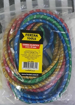 Corda Elástica (extensor) gancho P/ bagageiro moto/bicicleta 1,50m e 2m - comprar online