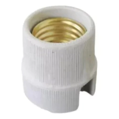 Bocal Soquete Com Alça e Borne Porcelana E27 - Fertak