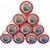 Kit com 10pçs Fio torcido Nylon Grilon 200/250g branco
