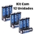 Kit 12 Pilhas AA Panasonic Comum Super Hyper 3 Cartelas C/4 Unidades