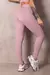 Conjunto top e legging Summertime Rose Gold com Emborrachado