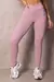 Conjunto top e legging Summertime Rose Gold com Emborrachado