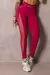 Legging Runner Marsala com Silk