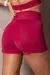 Conjunto top e shorts Runner Marsala com Bolsos - Boutique Aerofitness | Moda Fitness Multimarcas