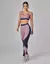 Legging Fuso Bicolor Prime Marinho Escuridão e Rosa Satin