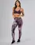 Conjunto Top e Legging Empina Invisível Jú Wild Animal Preto e Satin