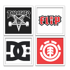 PLACAS COMPOSÊ SKATE 35x35 cm na internet