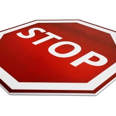 PLACA RECORTE STOP 30x30 cm - comprar online