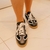 Zapatilla Baja Cuero Vegano Pao Negro
