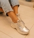 Zapatillas De Cuero Japan Plata