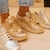Zapatillas De Cuero Japan Platino - marianLEDEStore