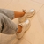 Zapatillas De Cuero Japan Plata - comprar online