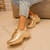 Zapatillas De Cuero Japan Platino