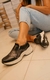 Zapatillas Doble Cierre Lateral Aleli Negro