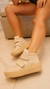 Zapatillas Con Abrojo Coral Beige en internet