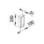 ARANDELA PORTARA 1 PCI LED 6W 2700K 220V 100X250X51MM PT - NEWLINE SN10123PT - loja online