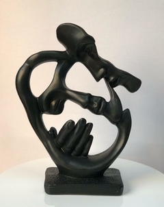 Estatueta gesso alma gêmea